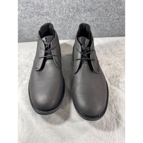 Kenneth mens size 10 boots carlino chukka black leather - Picture 2 of 16